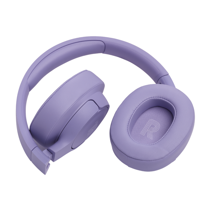JBL Tune 770NC - Purple - Adaptive Noise Cancelling Wireless Over-Ear Headphones - Detailshot 3 image number null